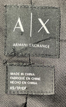 Load image into Gallery viewer, Armani Exchange Womens Black Sleeveless Peak Lapel Double-Breasted Vest Size XS