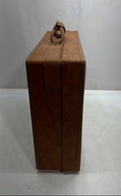 Load image into Gallery viewer, Vintage Hartmann Luggage Brown Leather Top Handle Lined Large Travel Suitcase
