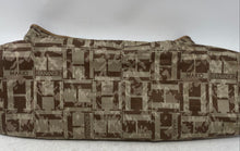 Load image into Gallery viewer, Mario Hernandez Womens Brown Monogram Print Studded Inner Pockets Satchel Bag