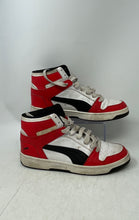 Load image into Gallery viewer, Puma Mens Rebound LayUp SL 369573-14 Red White Black Sneaker Shoes Size 9