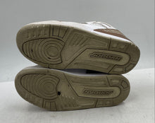 Load image into Gallery viewer, Authentic Nike Boys Air Jordan Spizike Low White Brown Sneakers Sz 1.5Y Stained
