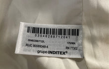 Load image into Gallery viewer, Zara Womens White Long Sleeve Collared Pockets Full Zip Jacket Size L With Tag