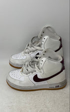 Load image into Gallery viewer, Nike Womens Air Force 1 High 334031-113 White Leather Tennis Sneaker Shoes Sz 7