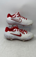 Load image into Gallery viewer, Nike Womens Zoom Hyperdiamond 3 Elite CI2229-107 White Red Softball Cleats Sz 8