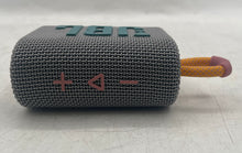 Load image into Gallery viewer, JBL GO3 Gray Mini Waterproof Portable Wireless Bluetooth Speaker