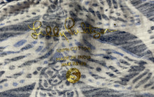 Load image into Gallery viewer, Lilly Pulitzer Womens Blue White Printed Cotton Strapless Tube Blouse Top Size S