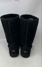 Load image into Gallery viewer, UGG Womens Classic Tall II Black Round Toe Knee High Winter Boots Size 6