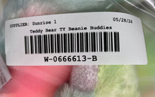 Load image into Gallery viewer, TY Beanie Buddies Multicolor Plush Happy Birthday Teddy Bear Collectible