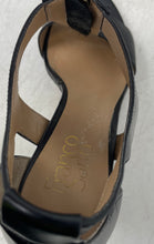Load image into Gallery viewer, Franco Sarto Womens Myriad Black Leather Block Heels Platform Sandals Size 8 M