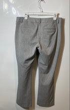 Load image into Gallery viewer, Express Womens Gray Heather Columnist Flat Front Bootcut Leg Dress Pants Size 8S