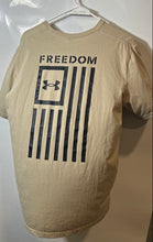 Load image into Gallery viewer, Under Armour Mens Brown Freedom Flag Short Sleeve Pullover T-Shirt Size Medium