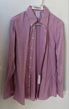 Load image into Gallery viewer, Brooks Brothers Mens Pink Plaid Soho Fit Non-Iron Dress Shirt Size 15 1/2 w/ Tag