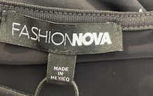 Load image into Gallery viewer, Fashion Nova Womens Black Long Sleeve Mini Dress Size Small With Tag