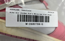 Load image into Gallery viewer, Nike Unisex Kids Air Jordan 1 Mid PS DQ8424-616 White Pink Sneaker Shoes Size 2Y