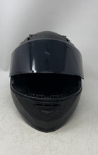 Load image into Gallery viewer, GLX Mens GX11 Dot Black Adjustable Strap Full Face Motorcycle Helmet Size XL