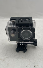 Load image into Gallery viewer, Black HD 1080P Waterproof Action Camera In Clear Protective Housing Case