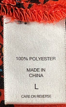 Load image into Gallery viewer, 7th Avenue Womens Red Printed Sleeveless Scoop Neck Blouse Top Size Large