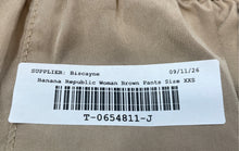 Load image into Gallery viewer, Banana Republic Womens Brown Pleated Front Tapered Leg Cargo Pants Size XXS