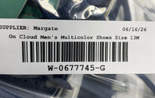Load image into Gallery viewer, On Mens The Roger Pro Multicolor Lace-Up Low Top Round Toe Tennis Shoes Size 13