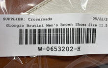 Load image into Gallery viewer, Giorgio Brutini Mens Brown White Leather Lace-Up Derby Dress Shoes Size 11.5M