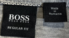 Load image into Gallery viewer, Hugo Boss Mens Gray Regular Fit Long Sleeve Golf Polo Shirt Size Large