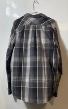 Load image into Gallery viewer, Levi's Mens White Black Plaid Long Sleeve Collared Pocket Button-Up Shirt Sz XL