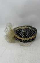 Load image into Gallery viewer, Womens WPL 4384 Black Wool Veil Trim Outdoor Fedora Hat One Size