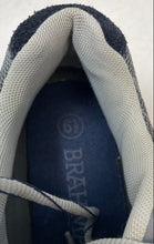 Load image into Gallery viewer, Brahma Womens Amy 2540824 Blue Gray Leather Lace-Up Work Sneaker Shoes Size 6.5