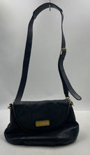 Load image into Gallery viewer, Authentic Marc By Marc Jacobs Womens Black Leather Crossbody Handbag Stained
