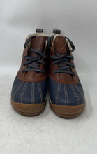 Load image into Gallery viewer, Timberland Womens Mt Hayes A1631 Blue Brown Leather Waterproof Snow Boots Size 8