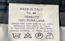 Load image into Gallery viewer, Sartoria Italiana Mens Blue Wool Notch Lapel Pockets Two-Button Blazer Size 48