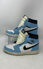 Load image into Gallery viewer, Nike Mens Air Jordan 1 High OG 555088-134 Blue White Sneaker Shoes Sz 8 No Laces