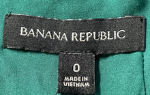Load image into Gallery viewer, Banana Republic Womens Green Sleeveless Sheath Dress Size 0 With Tag