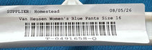Load image into Gallery viewer, Van Heusen Womens Blue Flat Front Stretch Extensible Pull-On Ankle Pants Size 16