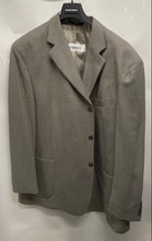 Load image into Gallery viewer, Baracuta Mens Gray Wool Pockets Single-Breasted Three Button Blazer Size 50R