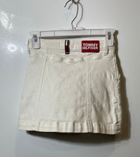 Load image into Gallery viewer, Tommy Hilfiger Womens White Slash Pockets Button Fly A-Line Skirt No Size