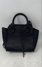 Load image into Gallery viewer, Rebecca Minkoff Womens Black Inner Pockets Adjustable Strap Satchel Handbag