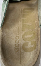 Load image into Gallery viewer, Ecco Womens 2nd Cozmo Pale Green Beach Slip-On Flat Slide Sandals Size 7.5