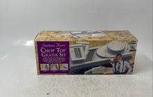 Load image into Gallery viewer, Graham Kerr's White Kitchen Slicer Shredder Chop Top Grater Set With Box