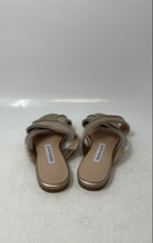 Load image into Gallery viewer, Charles David Womens Champagne Metallic Tone Slip-On Slide Sandals Size 5.5M