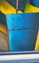 Load image into Gallery viewer, Vintage Joyce Roybal Children Playing Musical Instruments Framed Art Painting