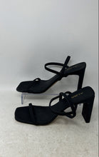 Load image into Gallery viewer, Aldo Womens Okurra Black Open Toe Slip-On Block Heel Slingback Sandals Size 8