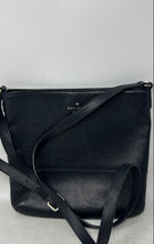 Load image into Gallery viewer, Kate Spade New York Womens Southport Avenue Cora Black Leather Crossbody Bag