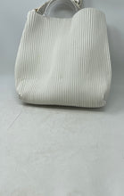 Load image into Gallery viewer, Vince Camuto Womens White Leather Charm Inner Pockets Shoulder Bag