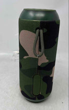 Load image into Gallery viewer, Onn Green Rugged Camouflage Print Portable Wireless Bluetooth Speaker Not Tested