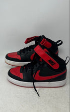 Load image into Gallery viewer, Nike Kids Court Borough Mid 2 CD7782-003 Black Red White Sneakers Shoes Sz 5.5Y