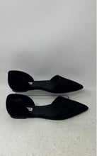 Load image into Gallery viewer, Steve Madden Womens Khai Black Leather Pointed Toe Slip-On D'Orsay Flats Size 8M