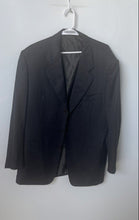 Load image into Gallery viewer, Duemila By Sandro Zanella Mens Black Single-Breasted Three-Button Blazer Size 52