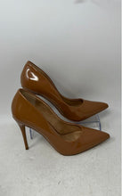 Load image into Gallery viewer, Steve Madden Womens Setria Brown Leather Slip-On Stiletto Pump Heels Size 9