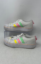 Load image into Gallery viewer, Adidas Kids Nizza Platform GY9102 White Lace-Up Sneakers Shoes Size 7